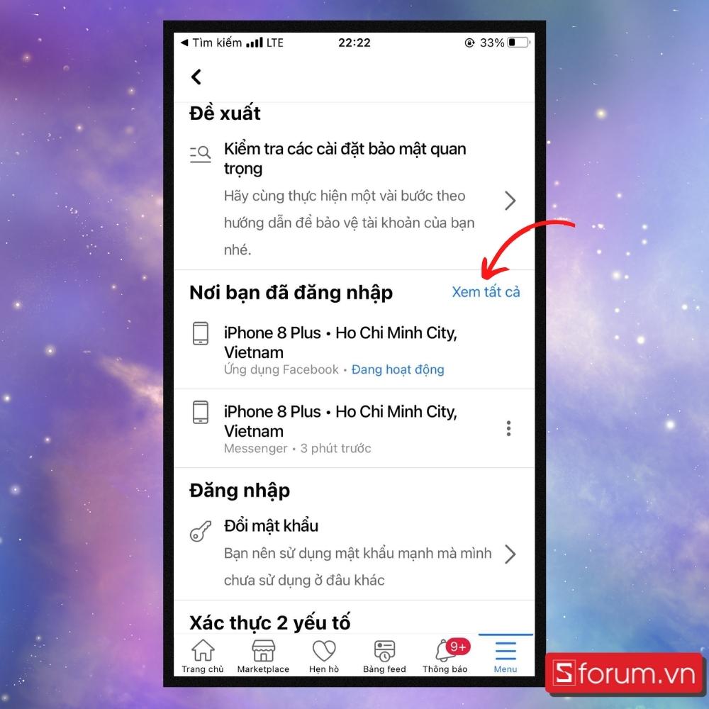 Cách kiểm tra tài khoản Facebook có bị hack - Bước 3