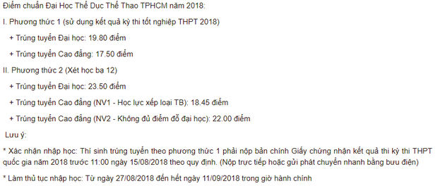 gYnc diem chuan dai hoc su pham the duc the thao tphcm 1 gYnc diem chuan dai hoc su pham the duc the thao tphcm 1