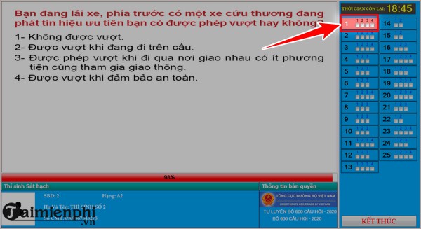 huong dan su dung phan mem thi bang lai xe a1 a2 3 huong dan su dung phan mem thi bang lai xe a1 a2 3