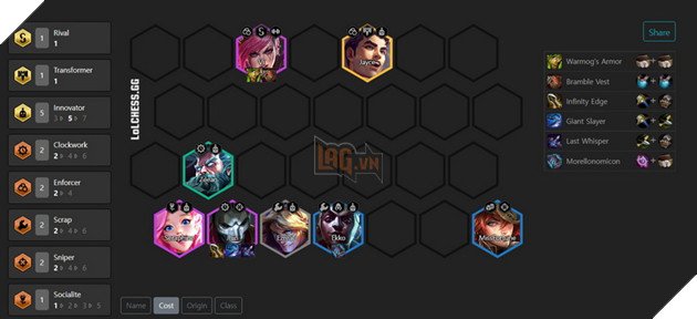 DTCL Season 6.5: Hướng dẫn về Đội hình những nhà phát minh mạnh nhất với Xếp hạng Meta Challenger 12,5b5