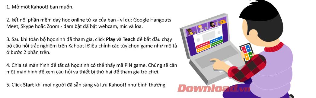 Hướng dẫn dùng Kahoot đơn giản nhất