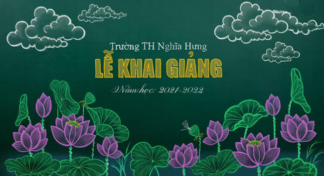 Những kiểu trang trí bảng lớp đẹp