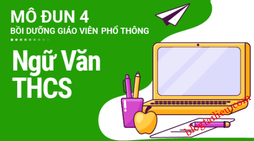 Gợi ý đáp án tự luận Mô đun 4 môn Ngữ văn THCS Đáp án tự luận Module 4 Ngữ văn THCS