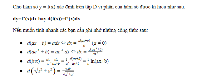 Phương pháp vi phân