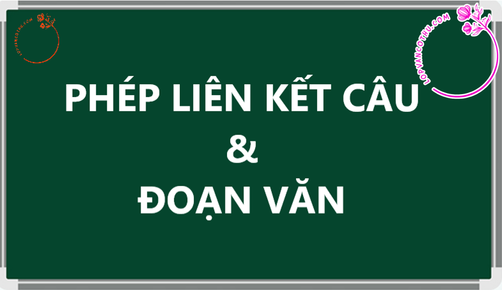 Học văn 9] Phép liên kết câu và đoạn văn - Lớp Văn Cô Thu