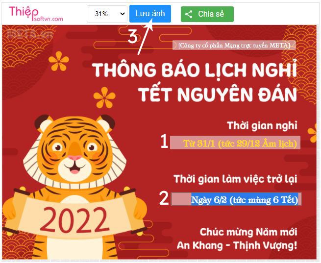 tao thong bao nghi tet tao thong bao nghi tet