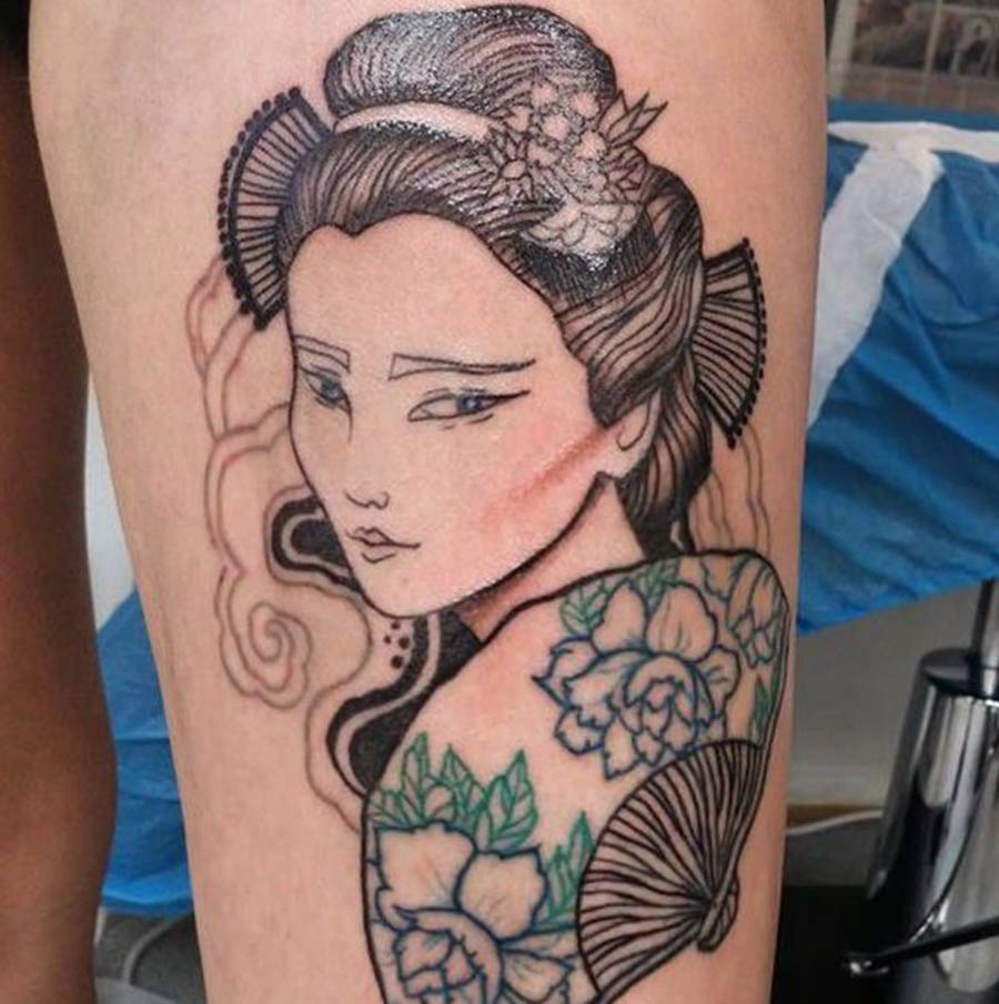 tattoo geisha dep 112112606