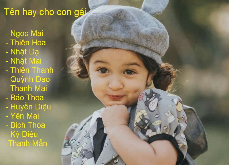 Đặt tên cho con gái, tên hay cho con gái