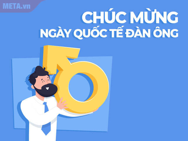 Thiệp chúc mừng ngày Quốc tế Đàn ông đẹp