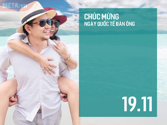 Mẫu thiệp chúc mừng ngày 19/11 Quốc tế Nam giới