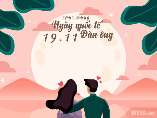 Thiệp mừng ngày Quốc tế Nam giới vô cùng lãng mạn