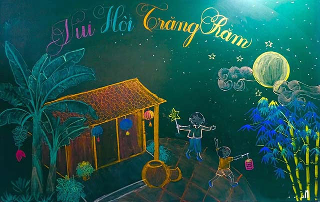 Mẫu lễ hội trăng rằm