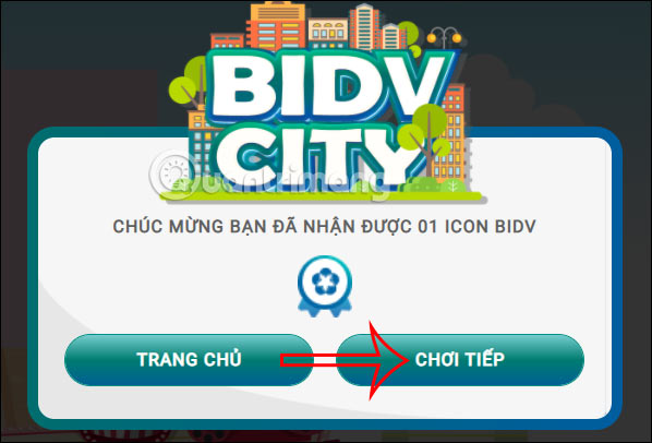 BIDV City choi game nhan thuong 12 BIDV City choi game nhan thuong 12