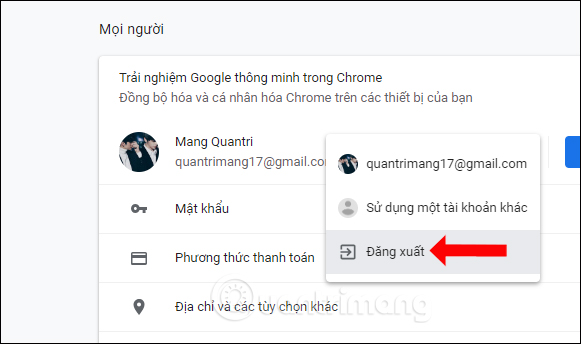 Chrome bo tu dang nhap tai khoan Google 5 Chrome bo tu dang nhap tai khoan Google 5