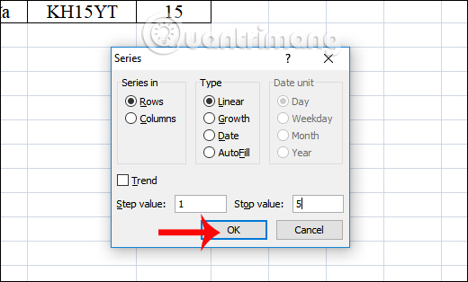 Excel so thu tu tu dong Series Excel so thu tu tu dong Series