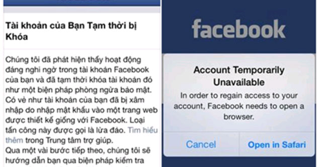 Facebook len tieng vu bat doi mat khau hang loat Facebook len tieng vu bat doi mat khau hang loat