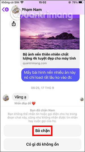 Messenger chan tin nhan 6 Messenger chan tin nhan 6