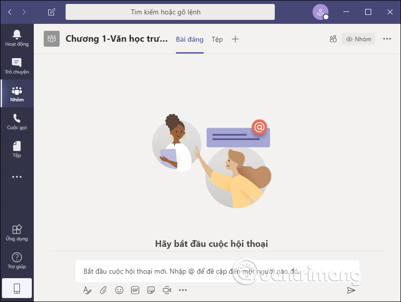 Microsoft Teams cai tieng viet 4 Microsoft Teams cai tieng viet 4