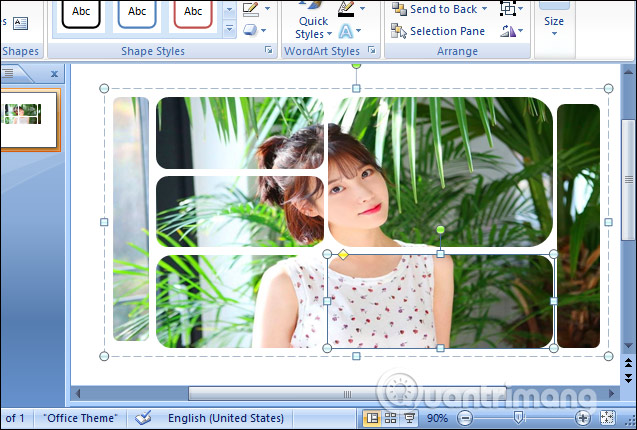 PowerPoint tao anh nghe thuat PowerPoint tao anh nghe thuat