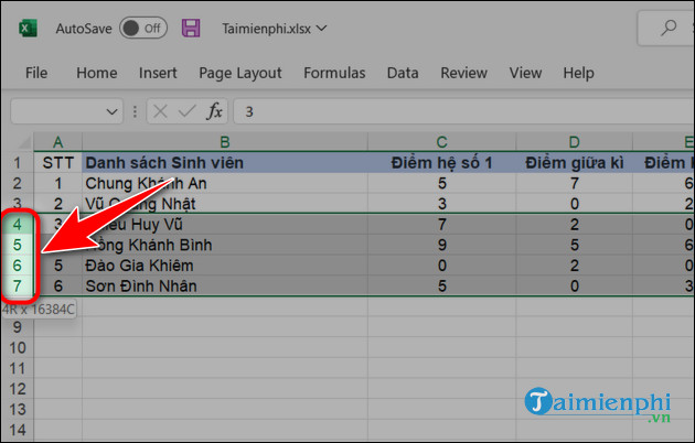 cach boi den hang trong excel bang phim tat 3 cach boi den hang trong excel bang phim tat 3