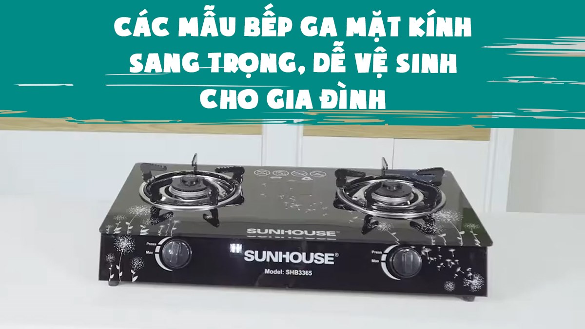 Bếp ga mặt kính