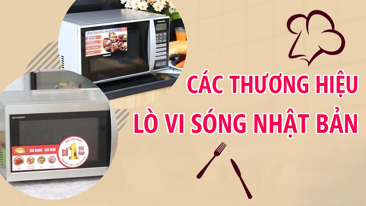 thương hiệu lò vi sóng Nhật Bản