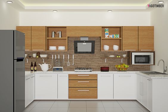 Simple model kitchen designs in Kerala 09