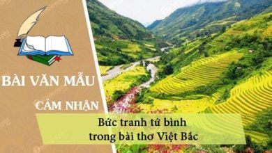 Cam nhan ve buc tranh tu binh trong bai tho 390x220 1 Cam nhan ve buc tranh tu binh trong bai tho 390x220 1