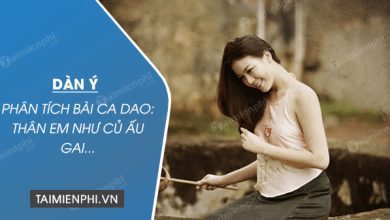 Dan y phan tich bai ca dao Than em nhu 390x220 1 Dan y phan tich bai ca dao Than em nhu 390x220 1