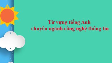 Tu vung tieng Anh chuyen nganh cong nghe thong tin 390x220 1 Tu vung tieng Anh chuyen nganh cong nghe thong tin 390x220 1