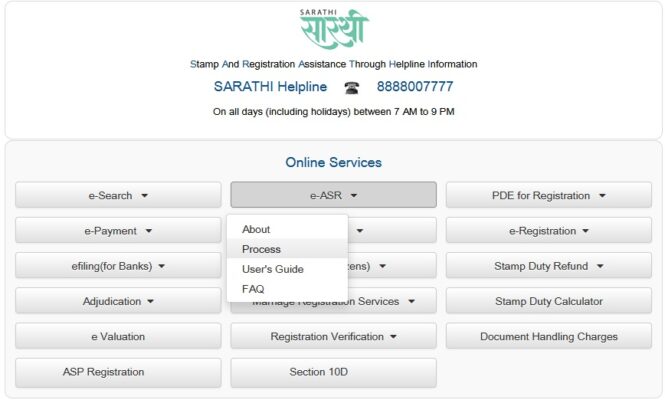 Stamps and Registration Assistance Sarathi