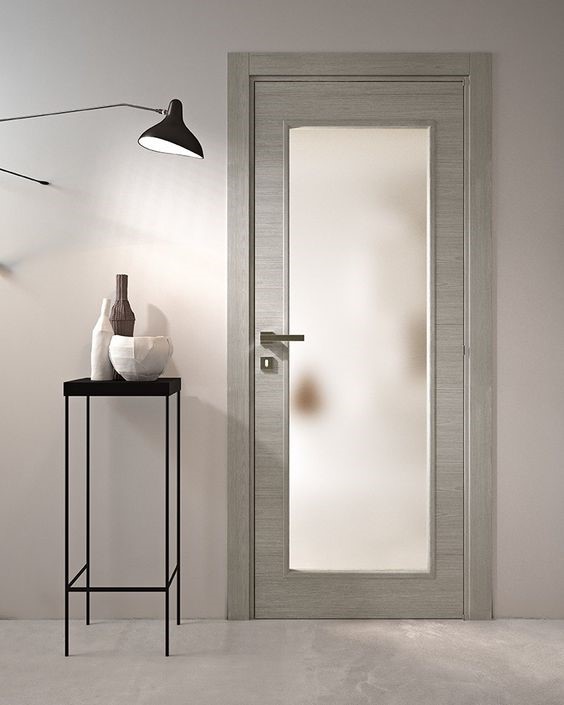 Aluminium bathroom door