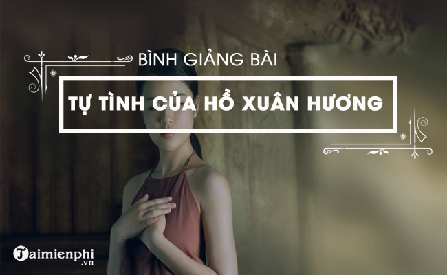 binh giang bai tho tu tinh cua ho xuan huong