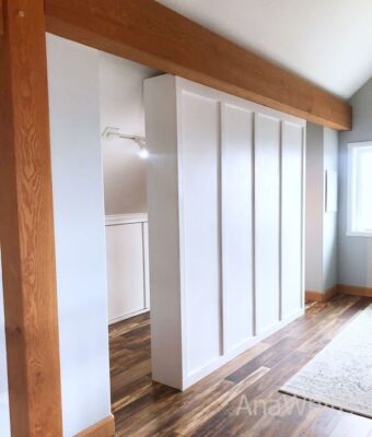 Closet as hall partition