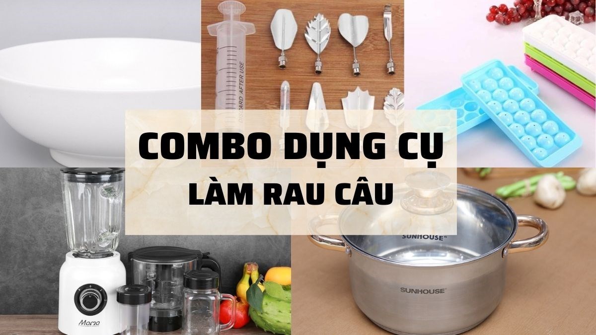 Dụng cụ làm rau câu