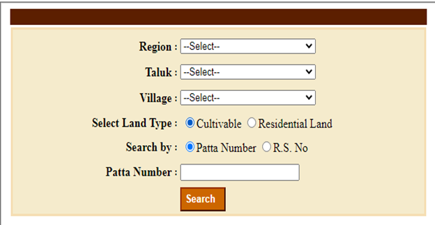 Directorate of Settlement and Land Records - Goa and Puducherry