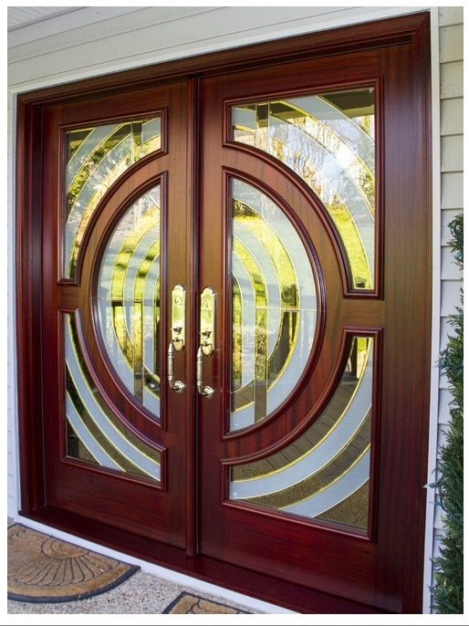 Door glass design: Unique, modern glass door designs for your apartments