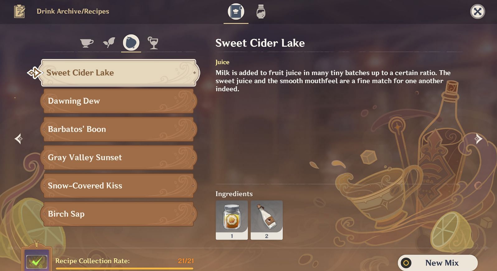 how to make sweet cider lake