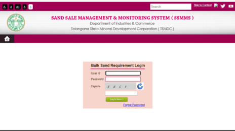 Existing user bulk sand TSMDC