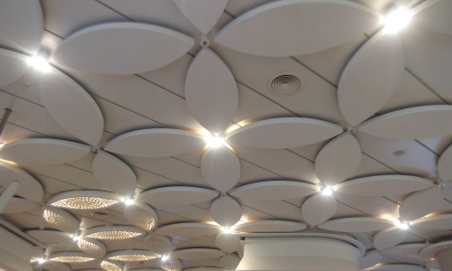 Fibre ceiling design