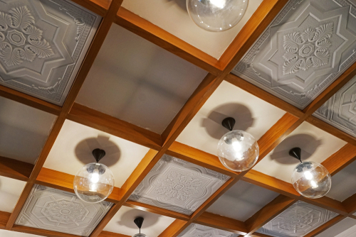 Fibre ceiling design for home