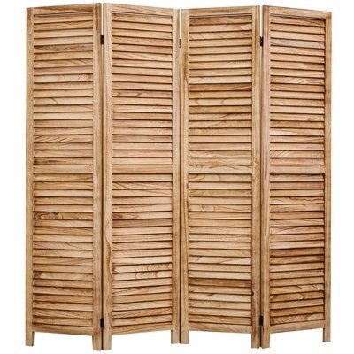 Folding screen made from doors or shutters as hall partition