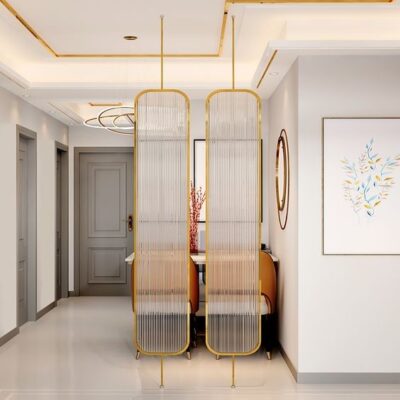 Glass partition