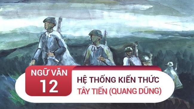 Hệ thống kiến thức bài Tây Tiến - Quang Dũng