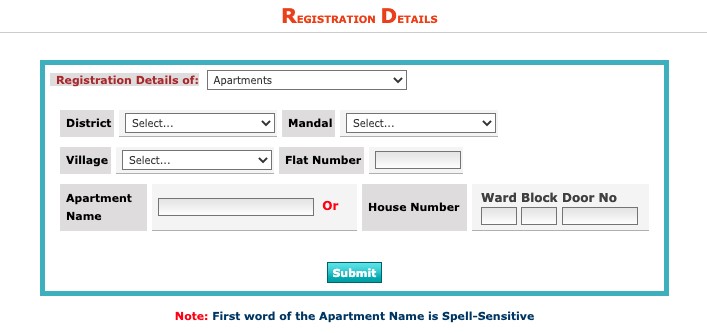 IGRS AP Registration Details