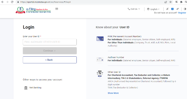 ITR login: Guide to Income-tax E filing login and registration