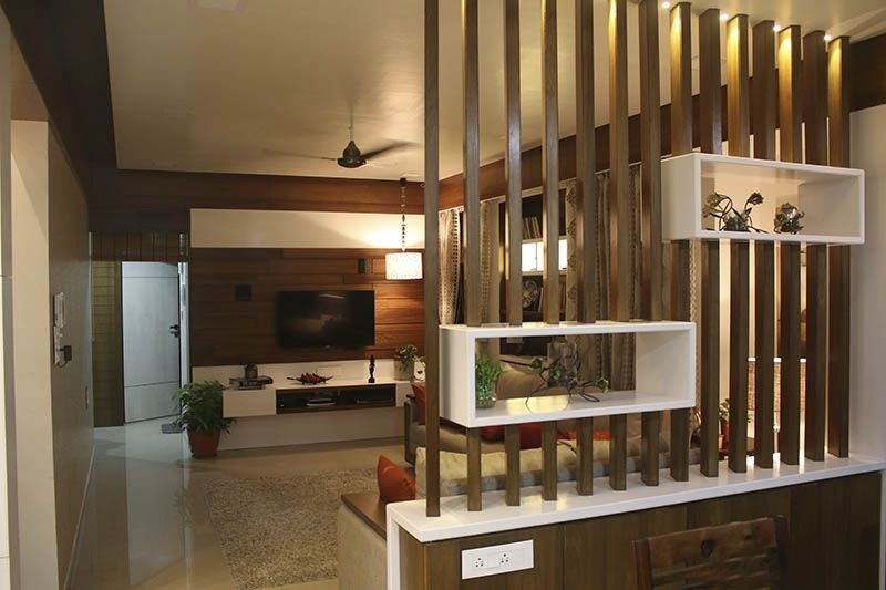 Living room divider cabinet designs- Wooden cabinet