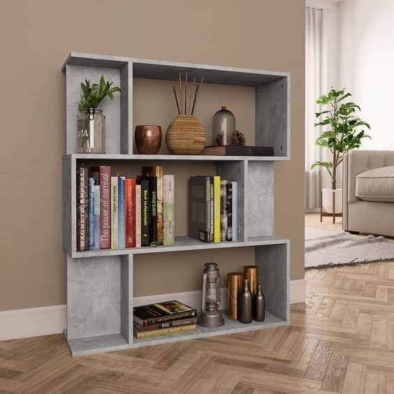 Living room divider cabinet designs- Bookshelf or magazine rack