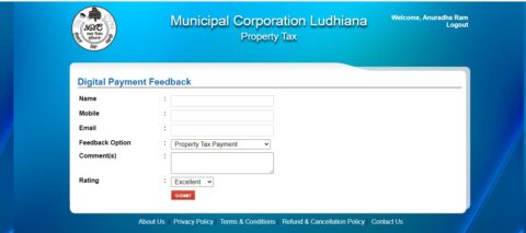 Municipal Corporation of Ludhiana digital feedback