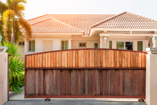 Safety grill gate design for the main door